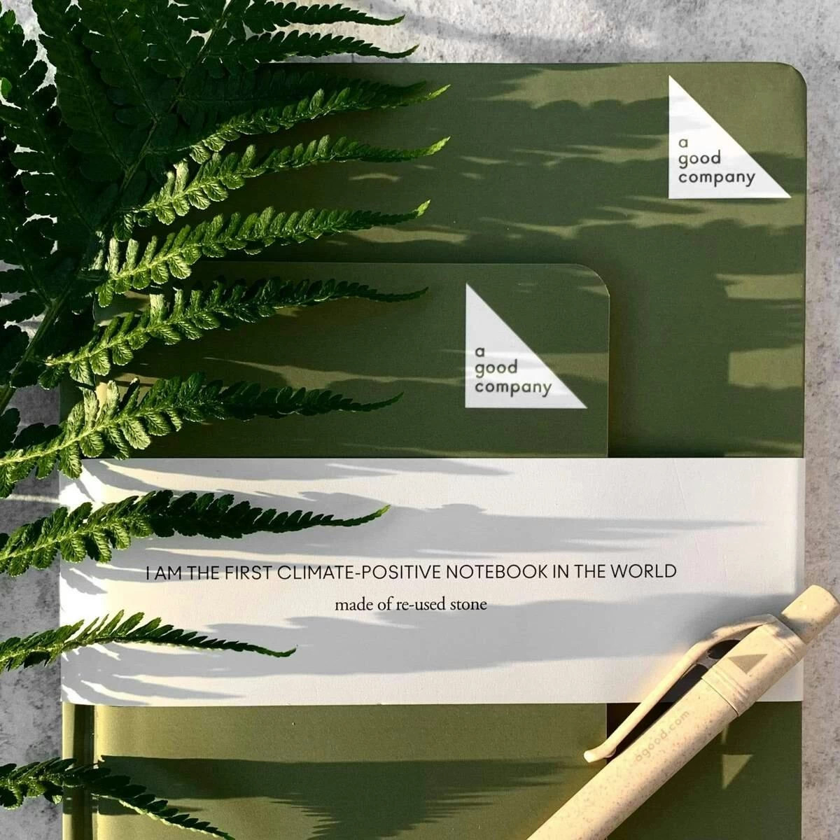 A Good Notizblock A5 Leer, Grass Green – Bild 3