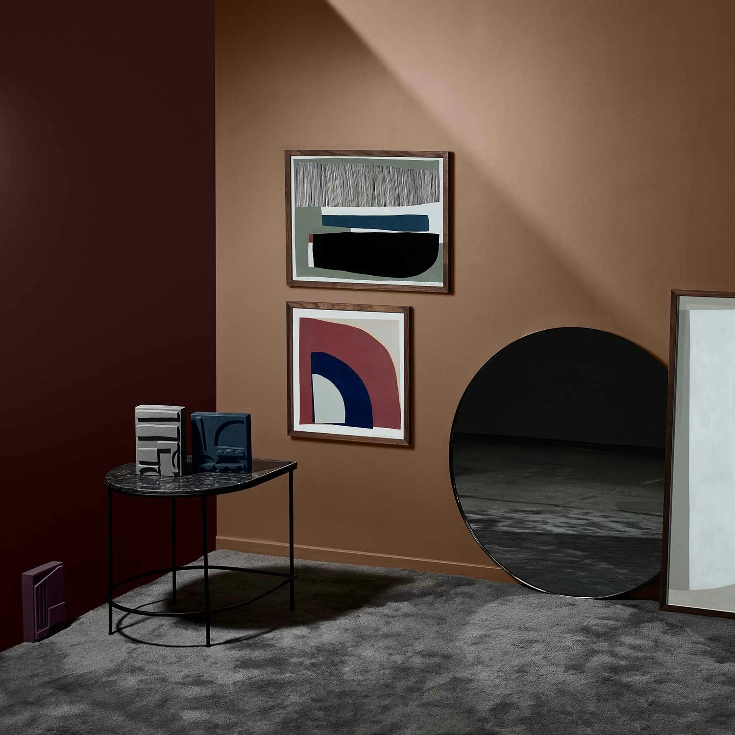 AYTM Circum Wandspiegel Ø70 Cm, Schwarz – Bild 6