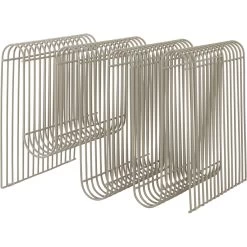 AYTM Curva Magazine Holder, Taupe