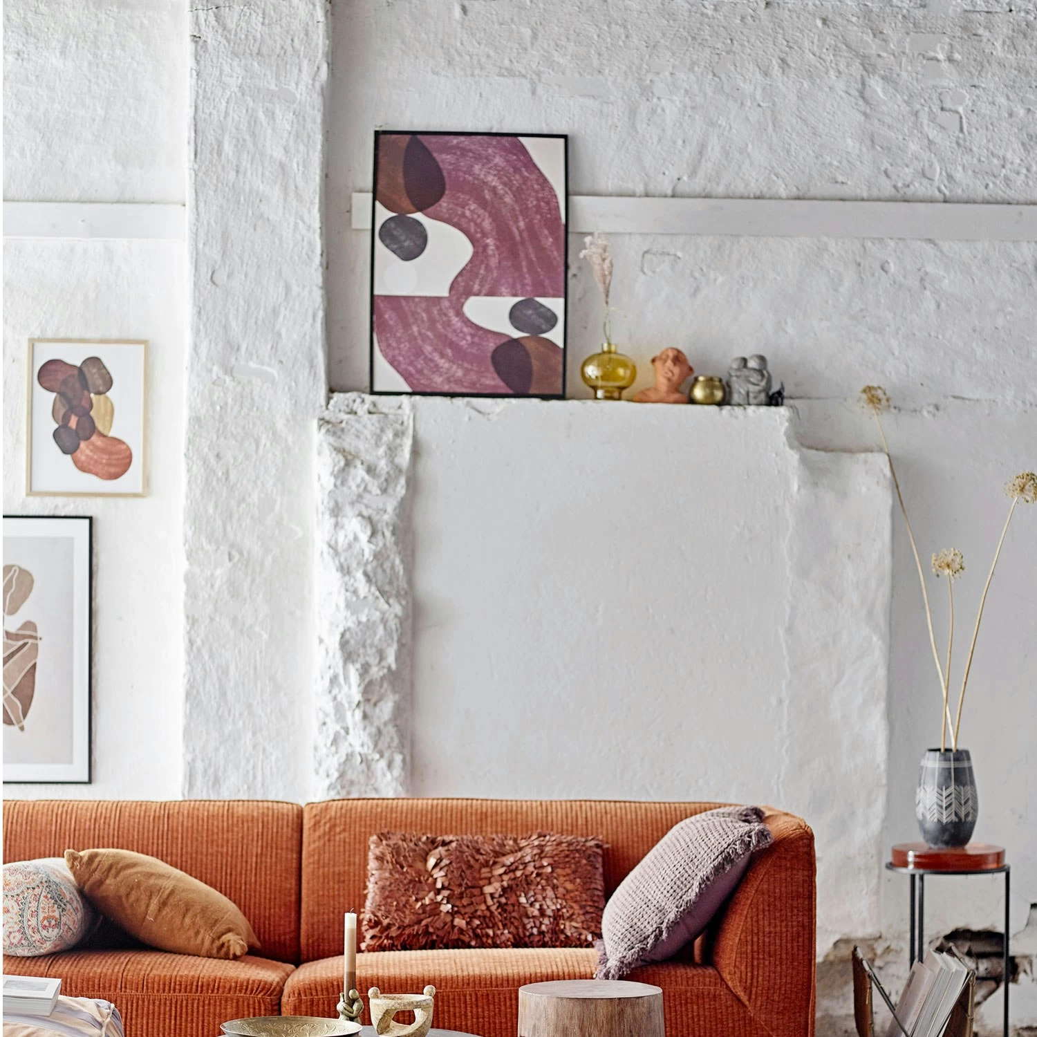 Bloomingville Yoselin Poster Mit Rahmen 52x72 Cm, Schwarz – Bild 2