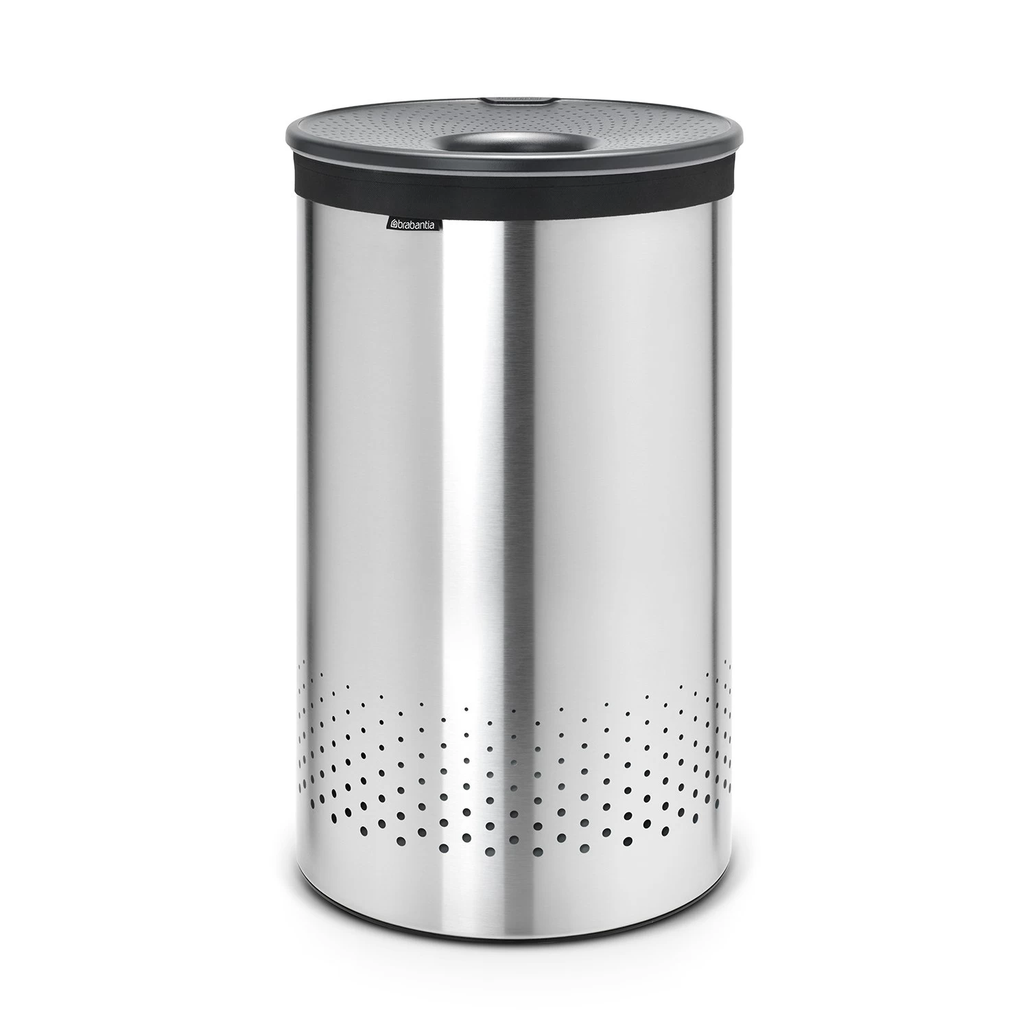 Brabantia Wäschekorb 60L, Matt Steel