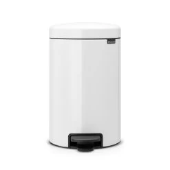 Brabantia New Icon Tretabfalleimer 12L, Weiss