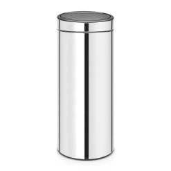 Brabantia Touch Bin Mülleimer 30L, Brilliant Steel