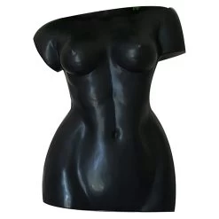 Byst Vase 25 Cm,  Schwarz