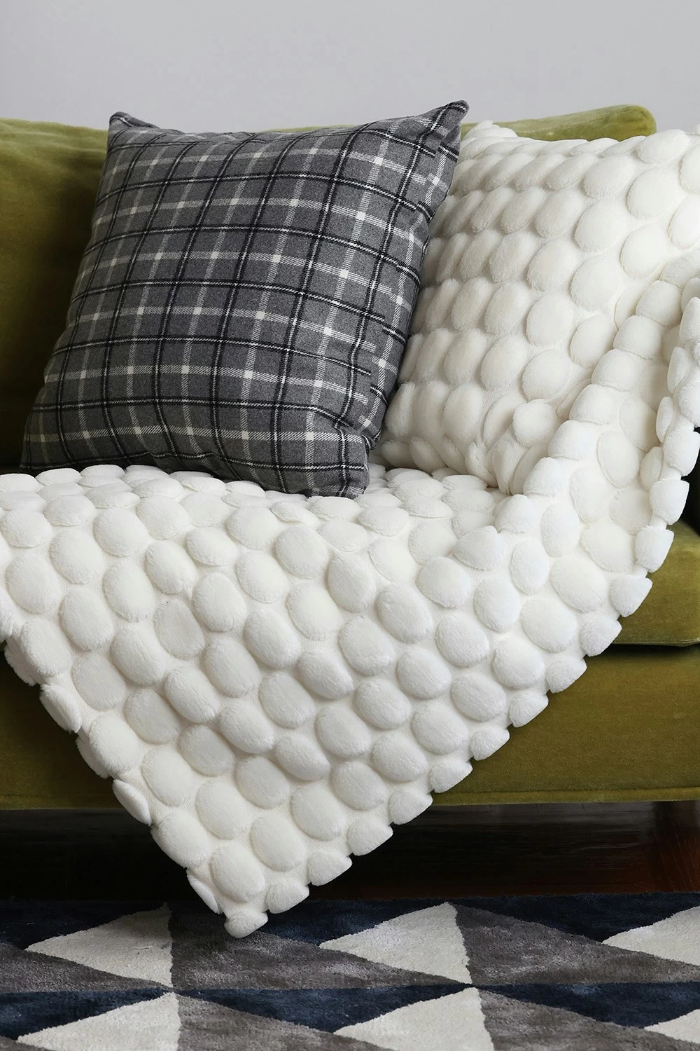 Egg Decke 130x170 Cm, Weiß – Bild 4