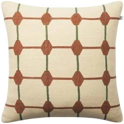 Rakhi Kissenbezug Terracotta/Cactus Green, 50x50 Cm