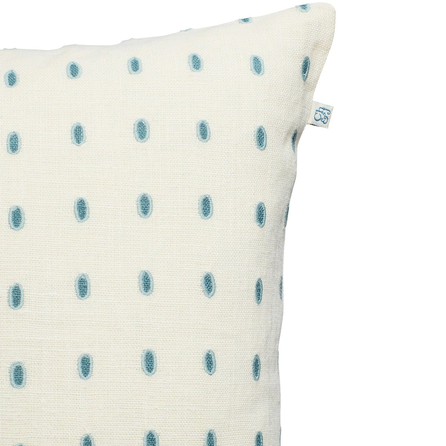 Drop Kissenbezug Off White / Heaven Blue / Aqua, 40x60 Cm – Bild 2