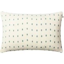 Drop Kissenbezug Off White / Heaven Blue / Aqua, 40x60 Cm