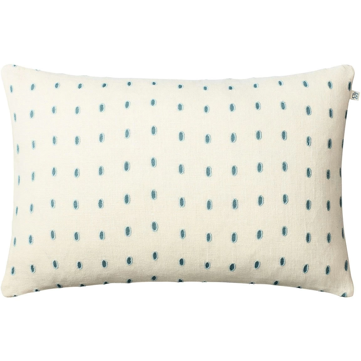 Drop Kissenbezug Off White / Heaven Blue / Aqua, 40x60 Cm