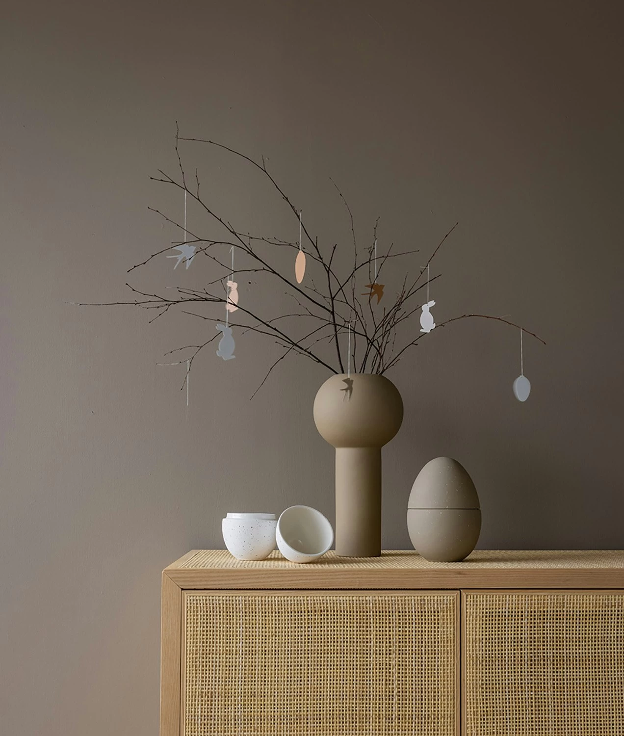 Easter Deco Egg, Cafe Au Lait – Bild 2