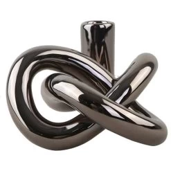 Lykke One Kerzenhalter, Dark Silver