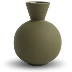 Trumpet Vase H16 Cm, Olive