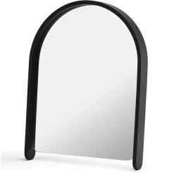 Woody Tischspiegel H41 Cm, Schwarz Gebeizte Eiche