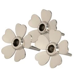 Design House Stockholm Me To You Candle Holder 3-pack, Silver Plated