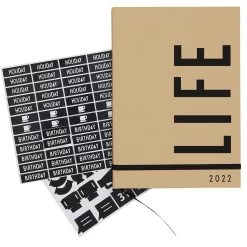 Design Letters Kalender 2022, Beige
