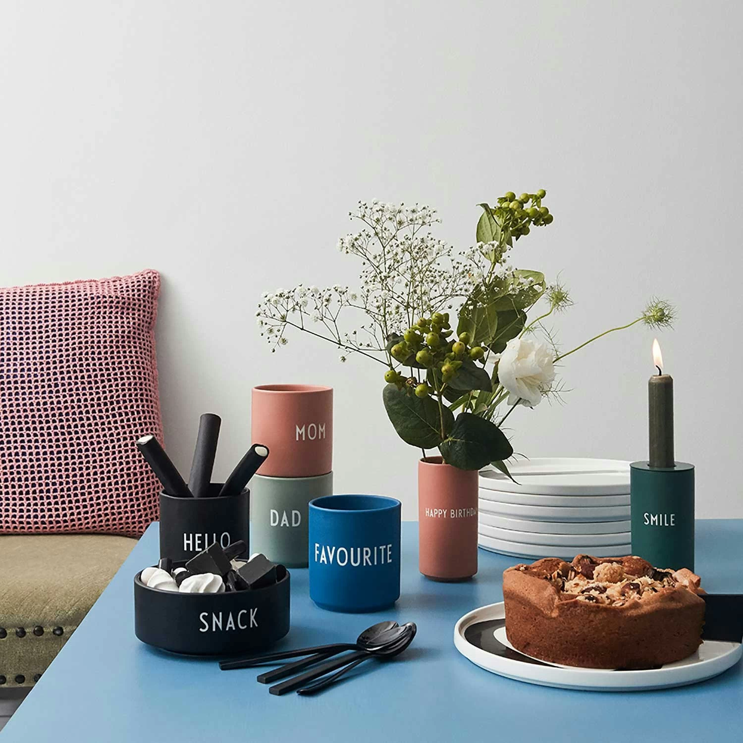 Design Letters Zubehör Kerzenhalter, Grün – Bild 4