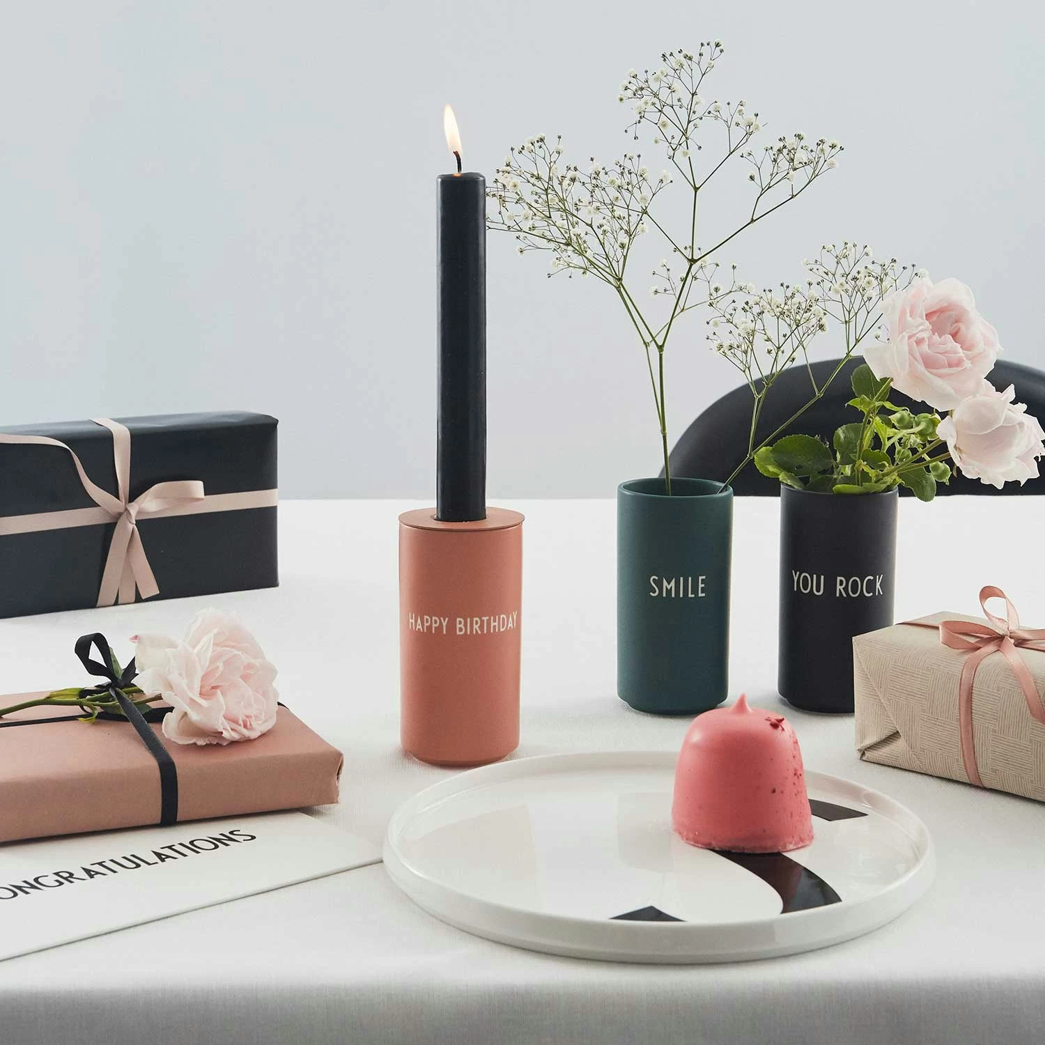 Design Letters Zubehör Kerzenhalter, Grün – Bild 2