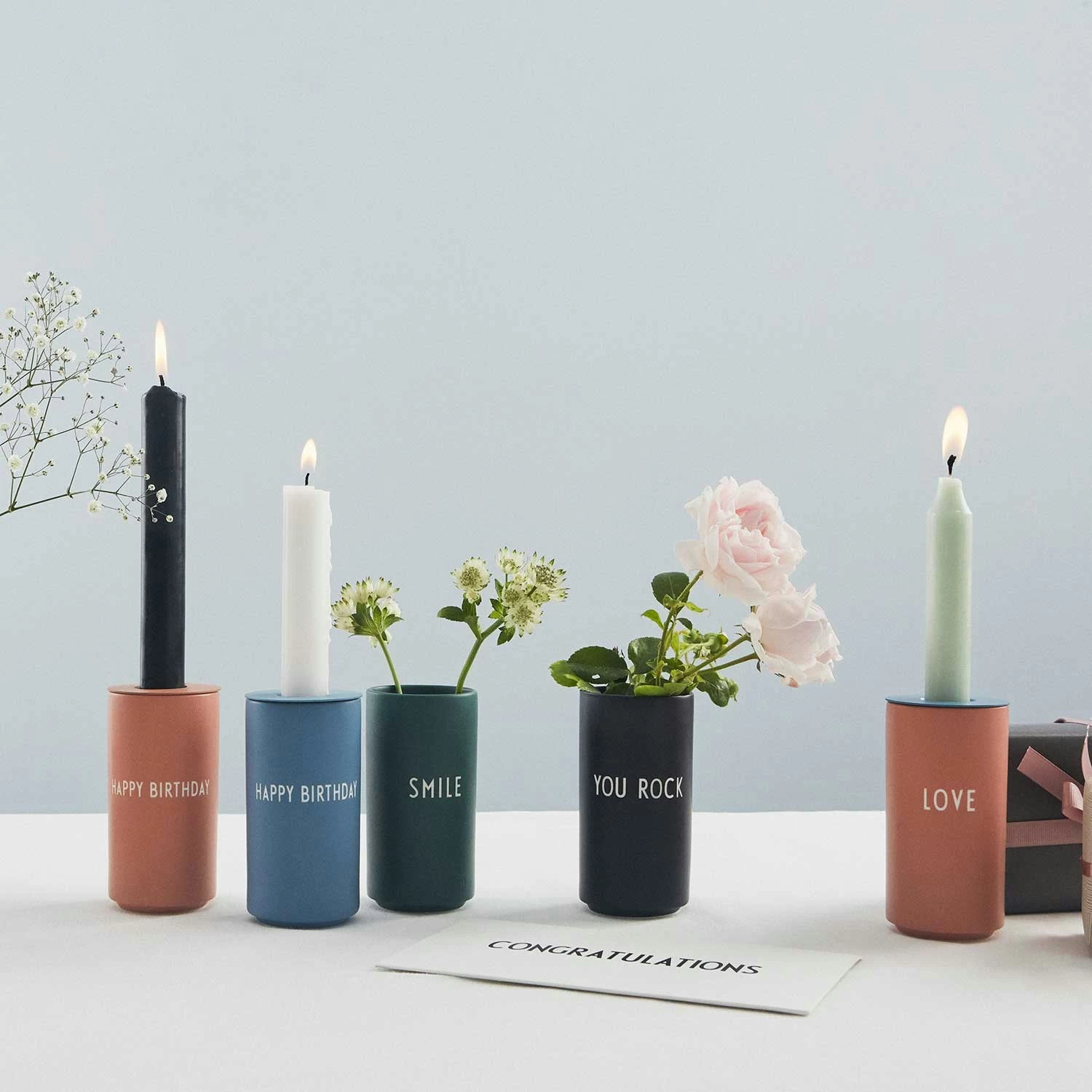 Design Letters Zubehör Kerzenhalter, Grün – Bild 3