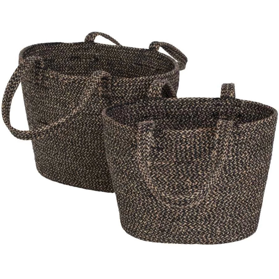 Dixie Ella Taschen 2-er Set, Natur / Schwarz