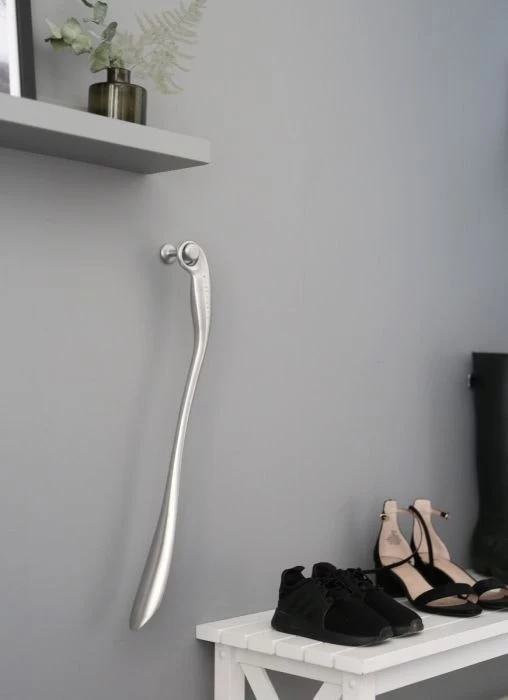 EDBLAD Schuhlöffel, Mattes Aluminium – Bild 2