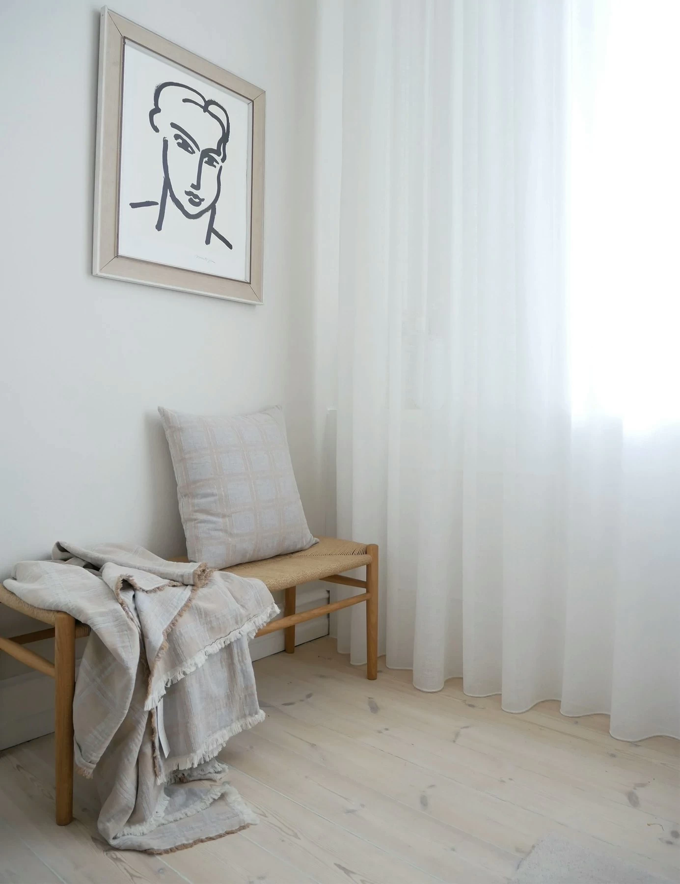 Dahlia Decke 130x180 Cm, Hellgrau – Bild 2