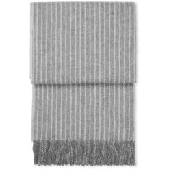 Stripes Decke 130x200 Cm, Grau