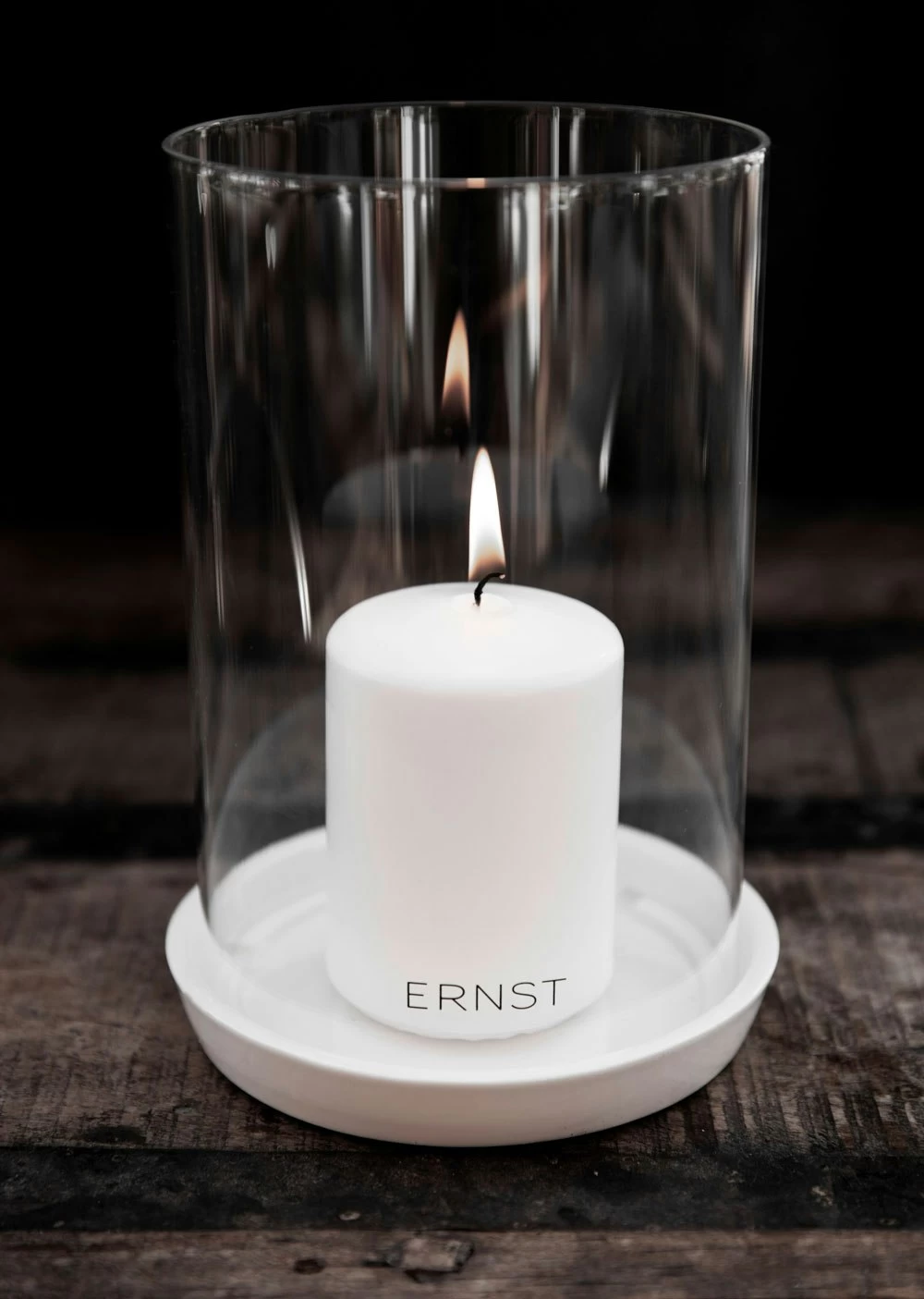 Ernst Kerzenhalter Stumpenkerze Mit Zacke, Weiß – Bild 2