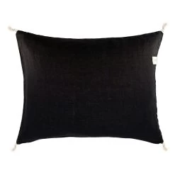 Ernst Kissenbezug Mit Quasten Leinen 60x50 Cm, Schwarz