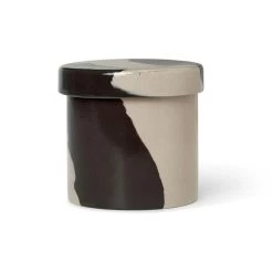 Ferm LIVING Inlay Behälter Sand / Braun Ø9.8 X 9.5 Cm