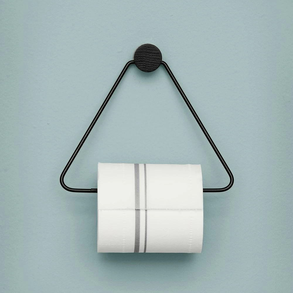 Ferm LIVING Toilettenpapierhalter, Schwarz – Bild 3