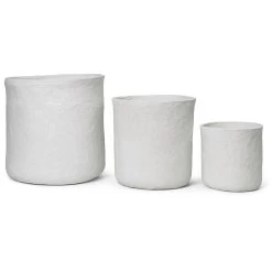 Ferm LIVING Vary Aufbewahrung 3-er Set, Weiß