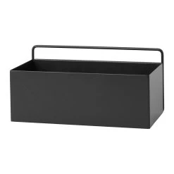 Ferm LIVING Wall Box Regtangle, Schwarz