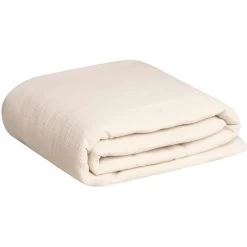 Eggshell Muslin Gefüllte Decke, 100x140 Cm