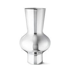 Georg Jensen Alfredo Vase 47 Cm, Edelstahl