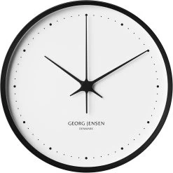 Georg Jensen Koppel Wall Clock 20 Cm, Black
