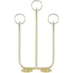 Globen Lighting Natale 3 Adventskerzenhalter, Messing