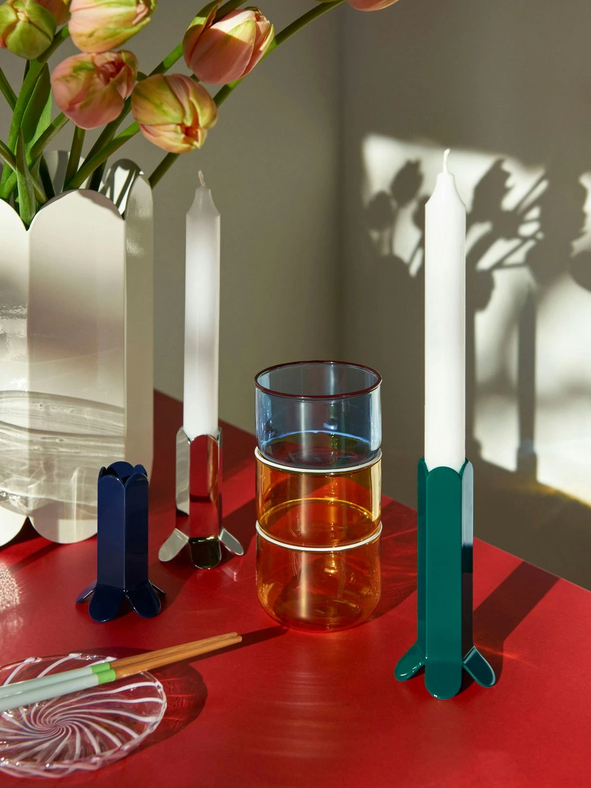 Hay Arcs Kerzenhalter H:9 Cm, Mirror – Bild 2