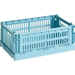 Hay Colour Crate Aufbewahrungsbox S 17x26,5 Cm, Hellblau