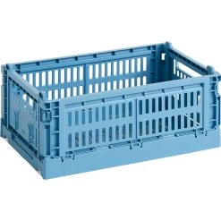 Hay Colour Crate Aufbewahrungsbox S 17x26,5 Cm, Sky Blue