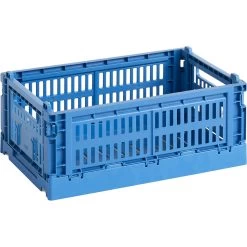 Hay Colour Crate Aufbewahrungsbox S, 17x26,5 Cm, Electric Blue