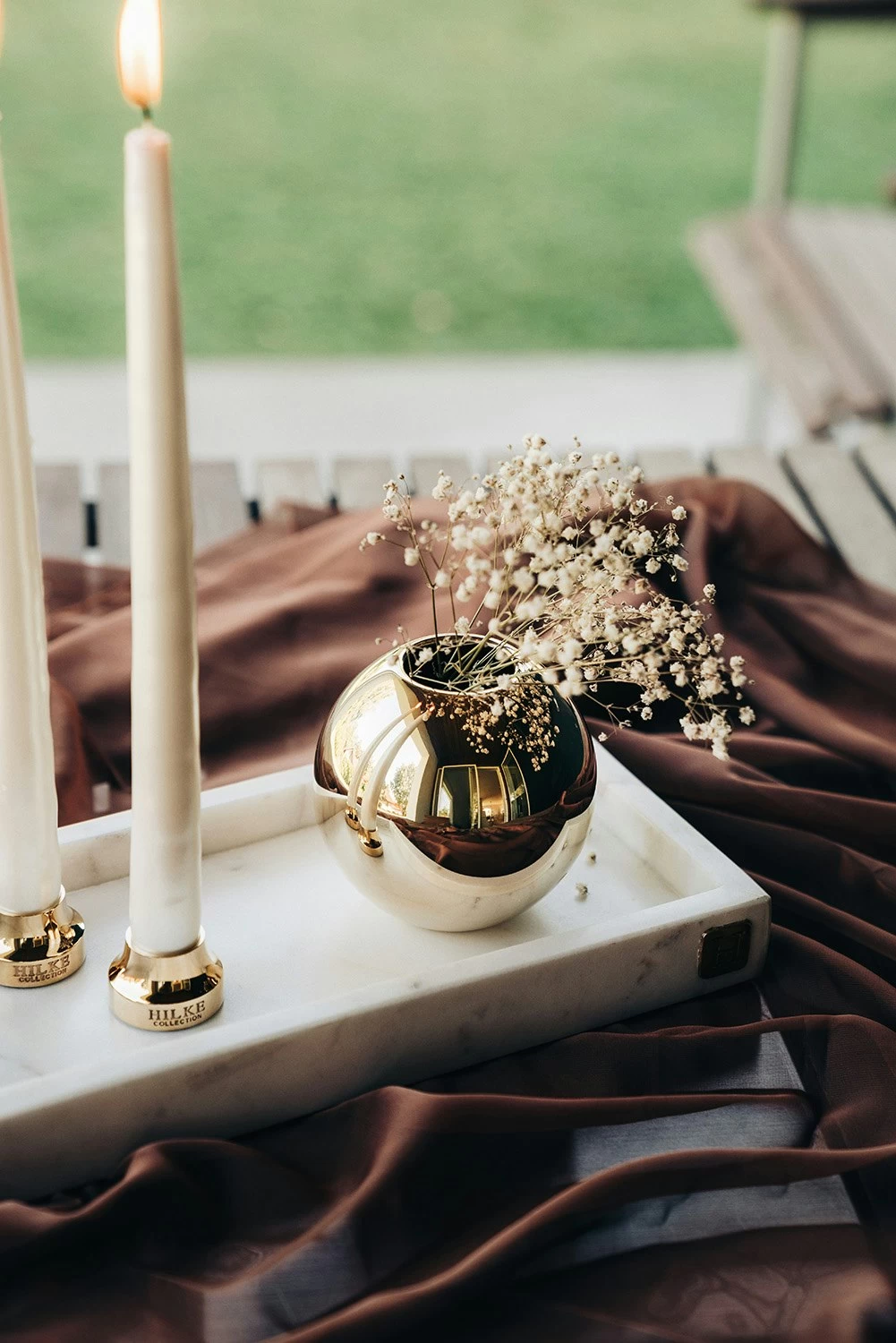 Piccolo No.2 Candleholder, Brass – Bild 3