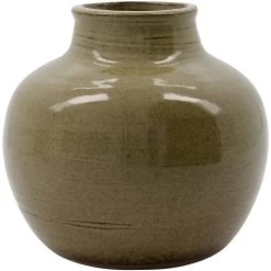 House Doctor Aju Vase Grün 15.5x14.5 Cm