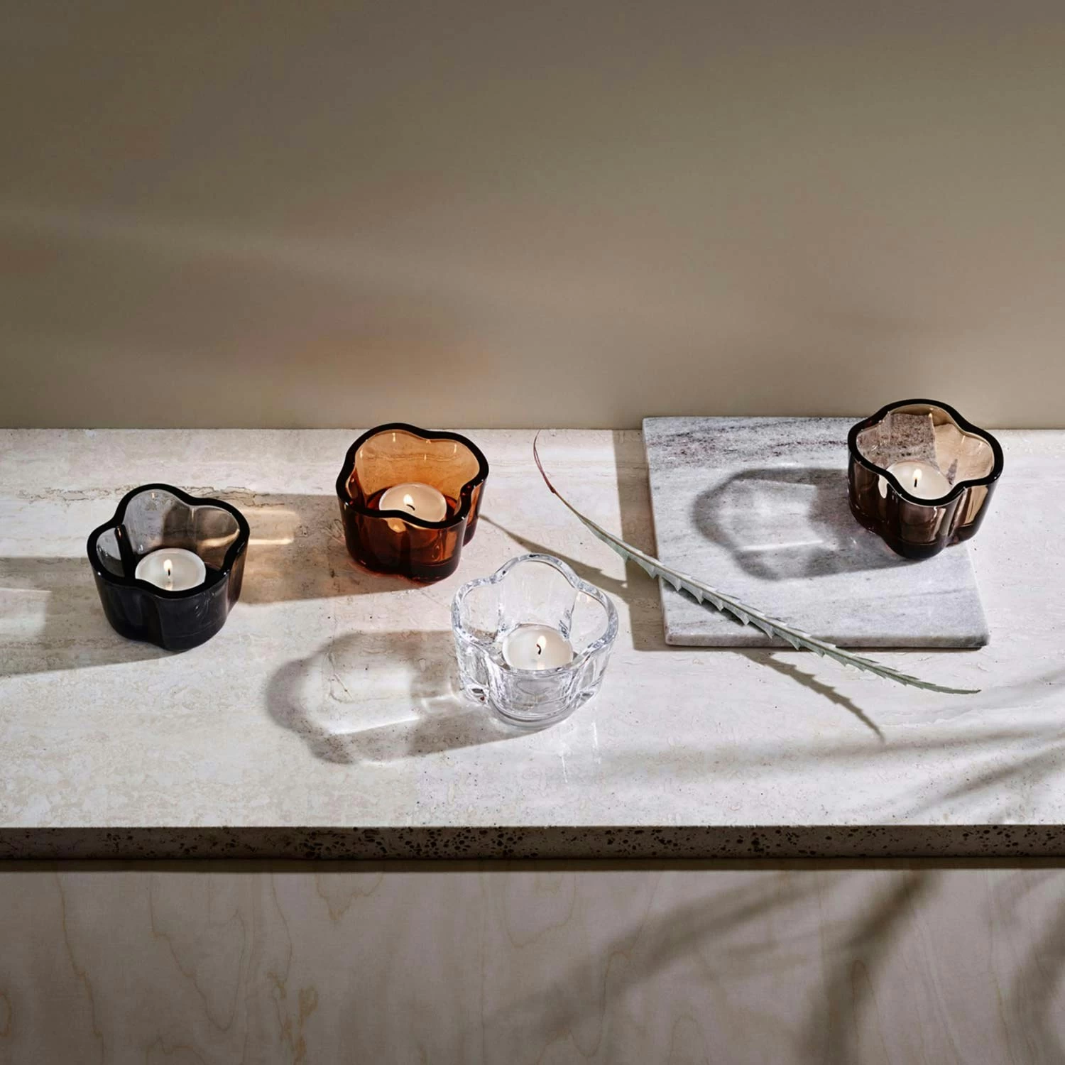 Iittala Alvar Aalto Windlicht, 6 Cm/ Klar – Bild 3