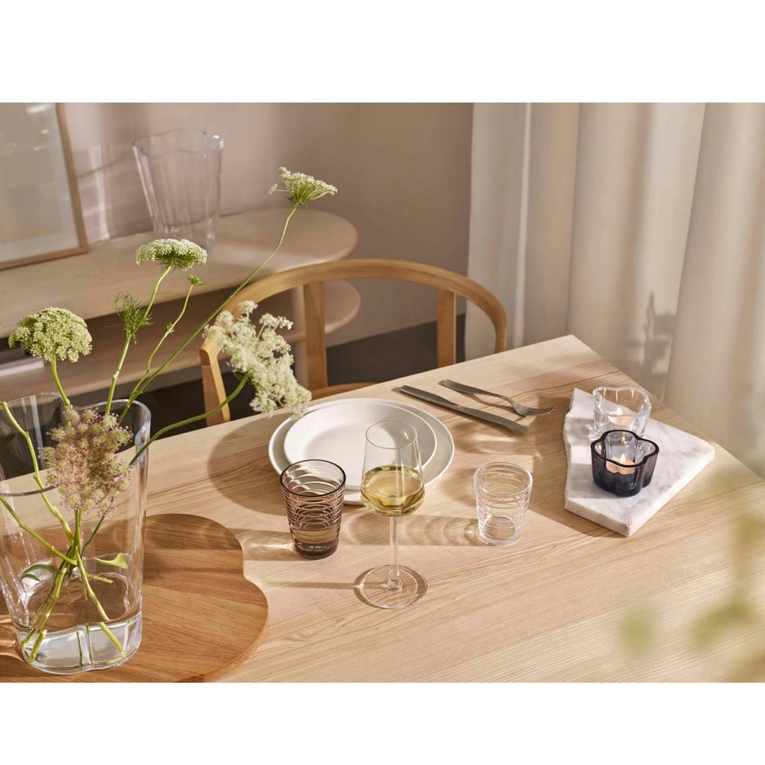 Iittala Alvar Aalto Windlicht, 6 Cm/ Klar – Bild 2