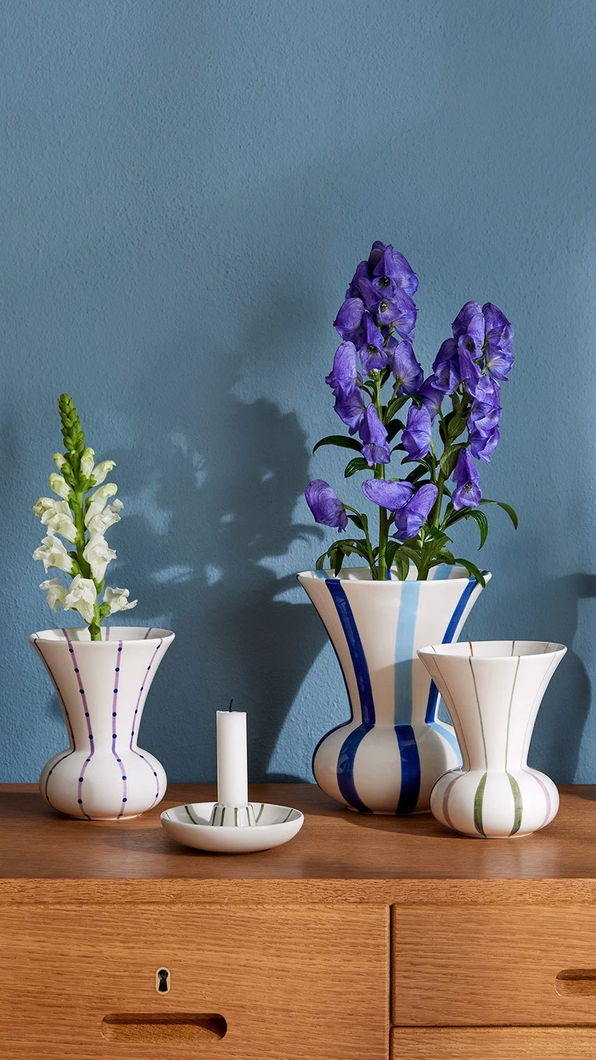 Kähler Signature Vase H15 Cm, Lila – Bild 5