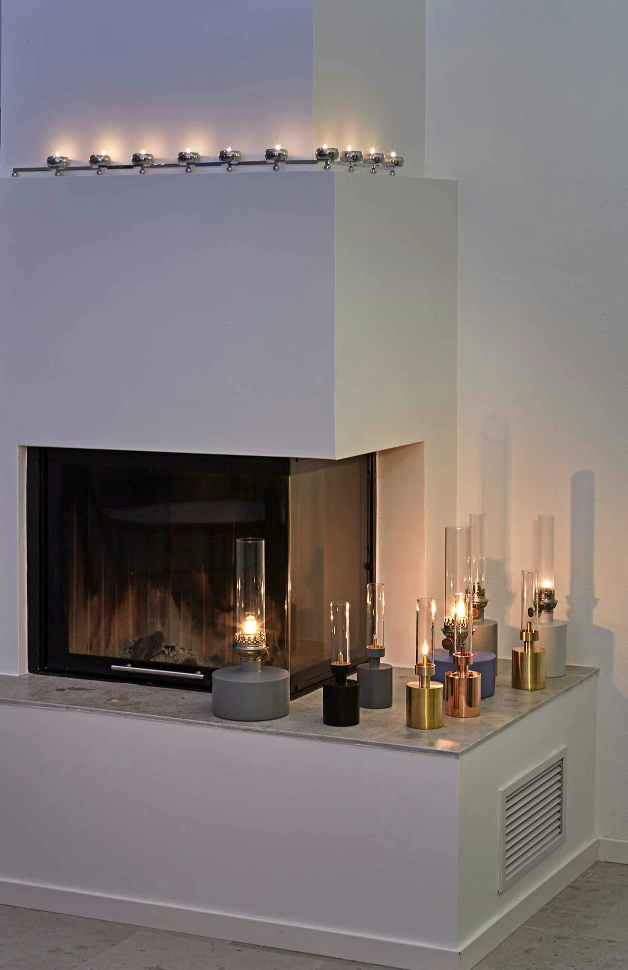 Klong Patina Öllampe Klein, Kupfer/ Klares Glas – Bild 2