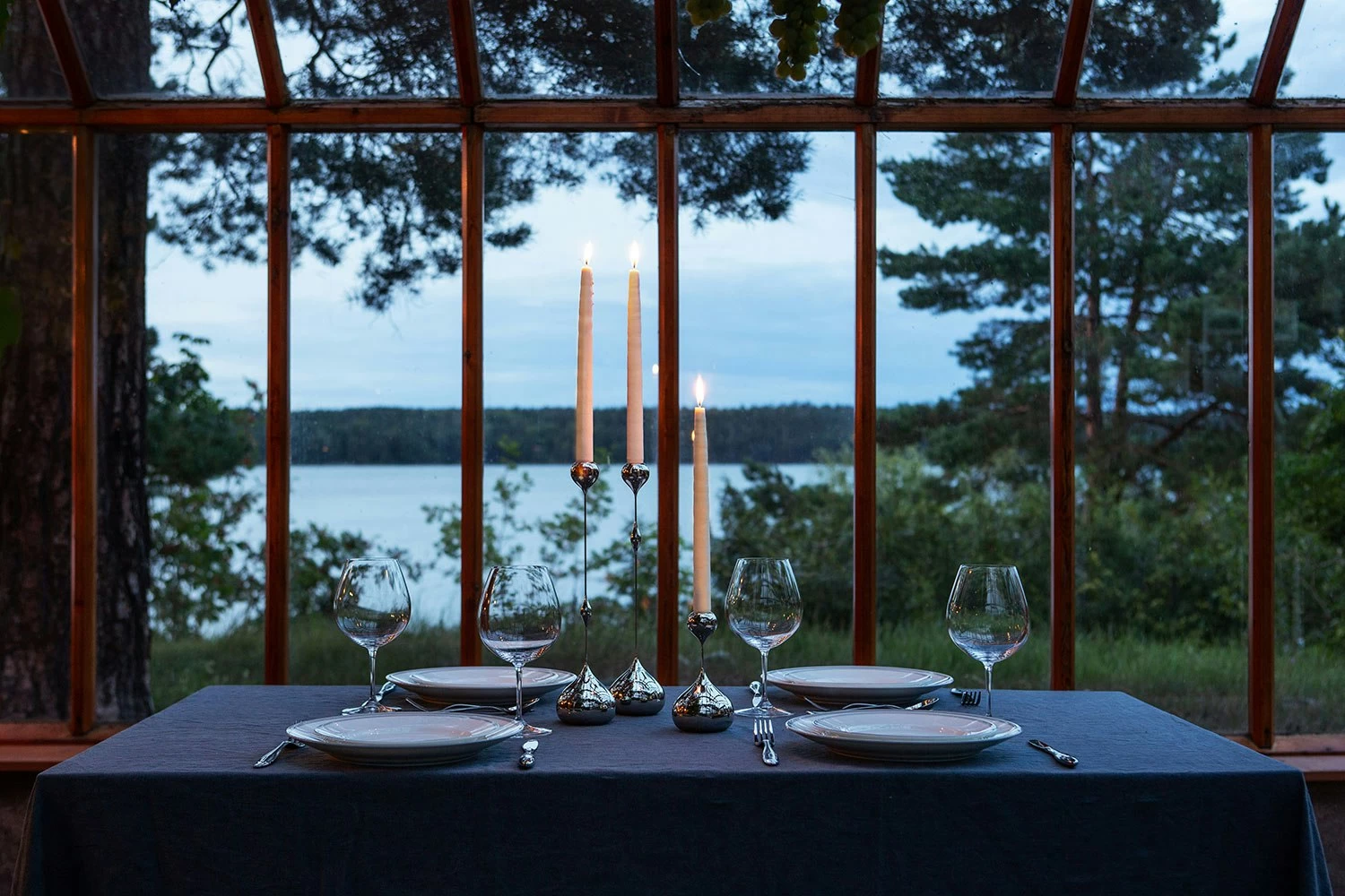 Klong Tender Candlestick Low, Nickel – Bild 4