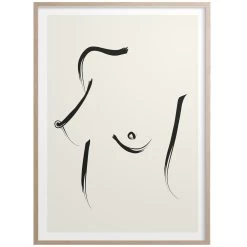 Breast No 2 Poster 30x40 Cm