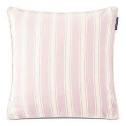 Lexington All Over Striped Kissenbezug, 50x50 Cm, Rosa