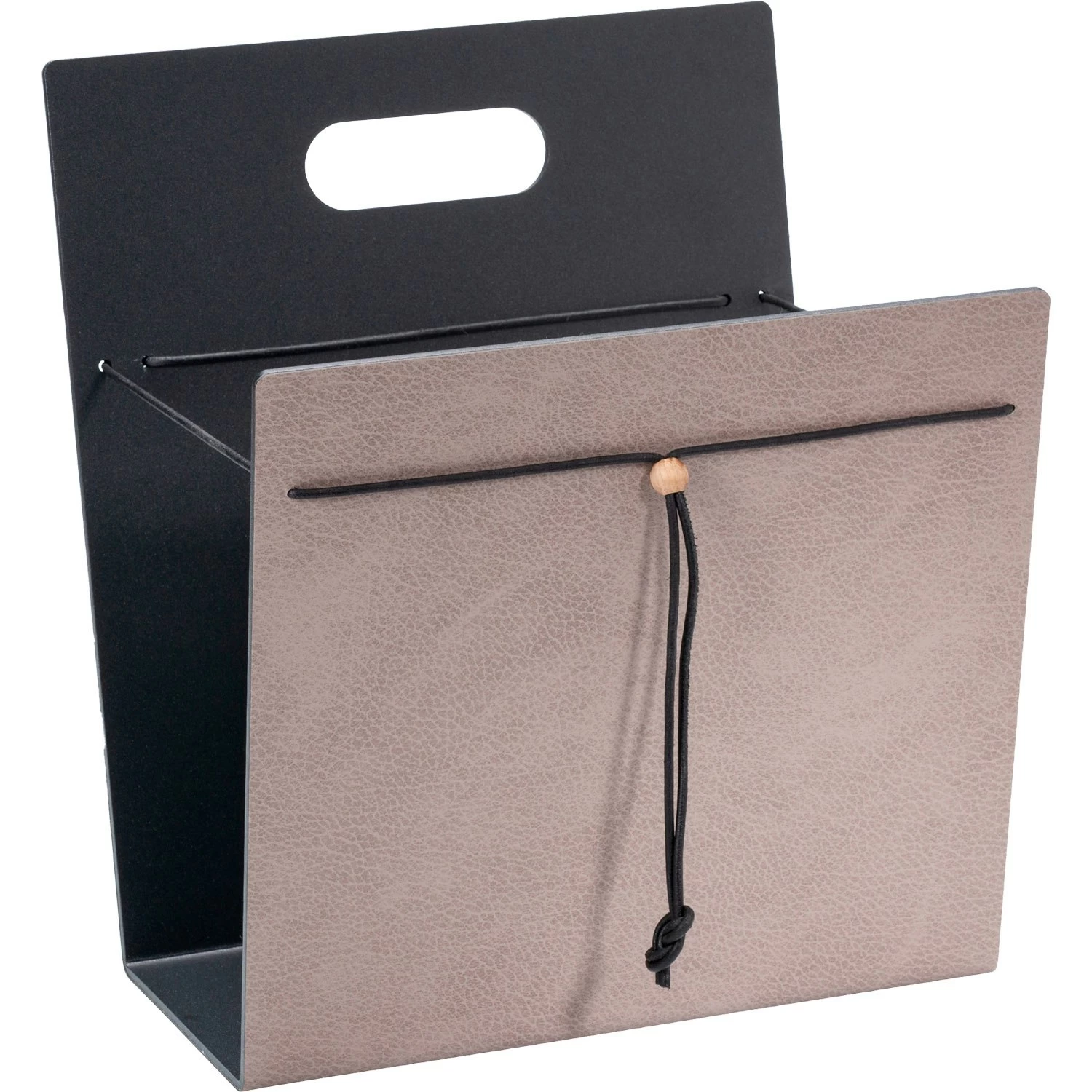 LIND DNA Zeitungsständer L: 31 Cm, Bull Warm Grey / Alu Anthrazit